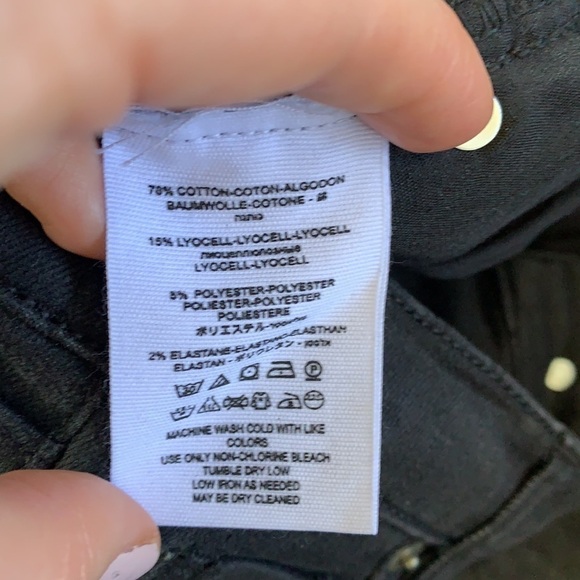 Free people distressed raw hem skinny jeans - Picture 6 of 11